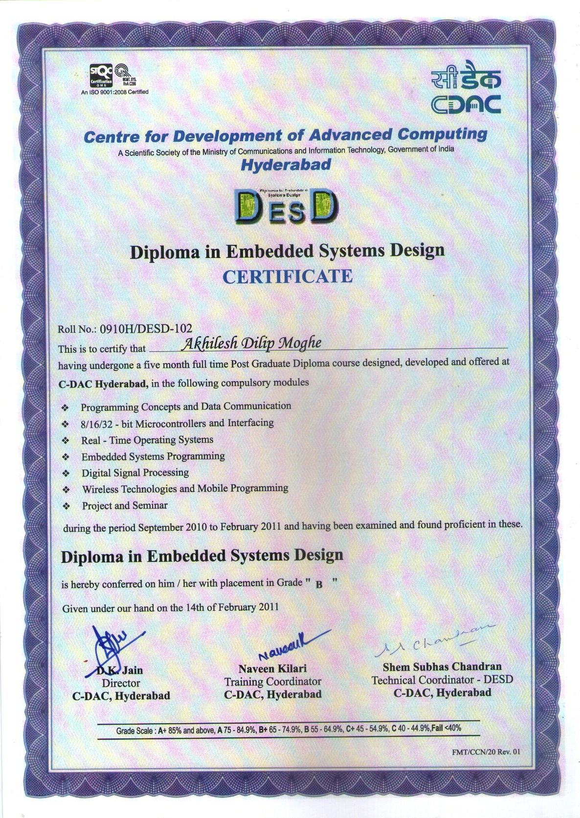 DESD_Certificate
