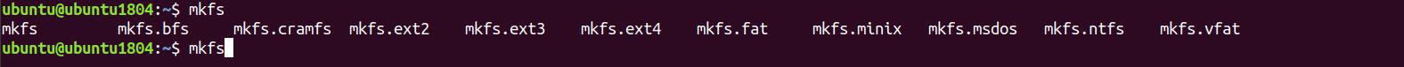 mkfs-supported-file-types